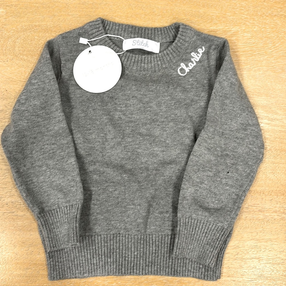 12 month old Charlie sweater